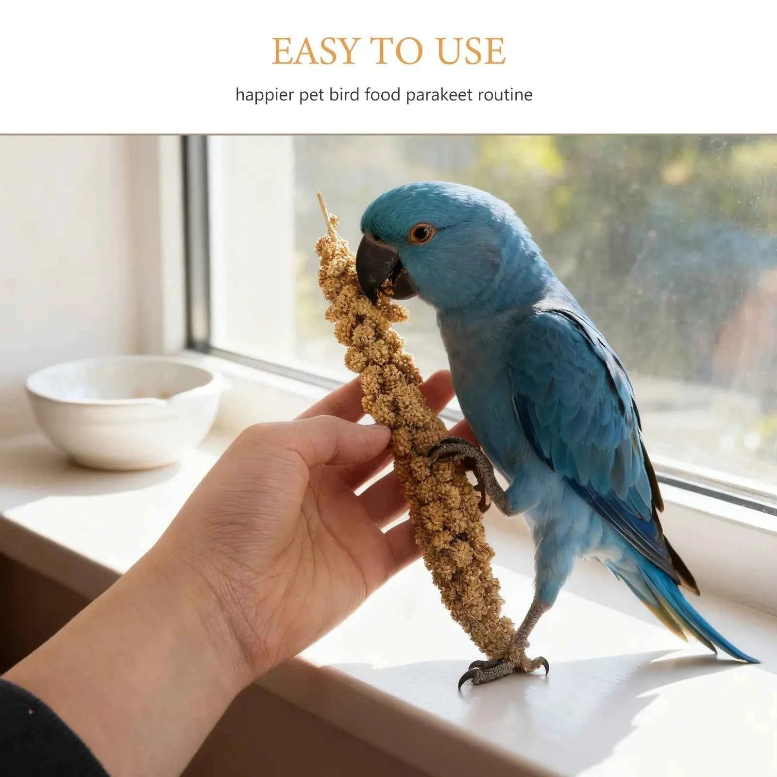 Natural Millet Food for Parrots & Cockatiels - 500g Pack by Souths Cheap Stuff