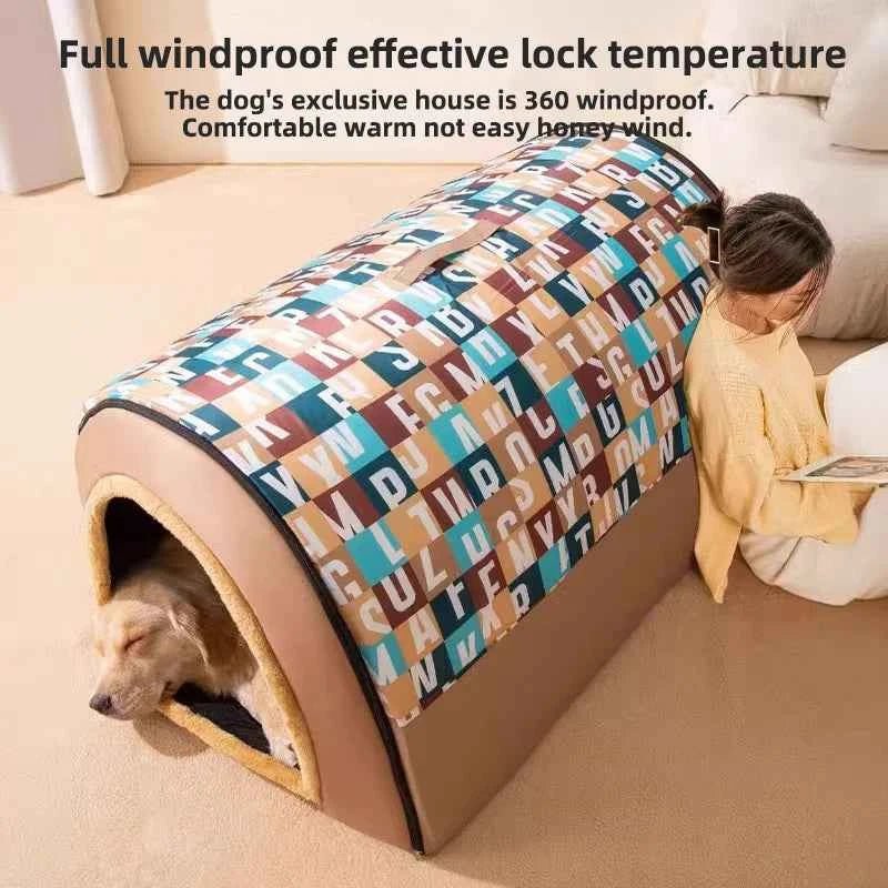 2026 All-Season Oversized Dog House for Winter Warmth Four Seasons Use by Souths Cheap Stuff
