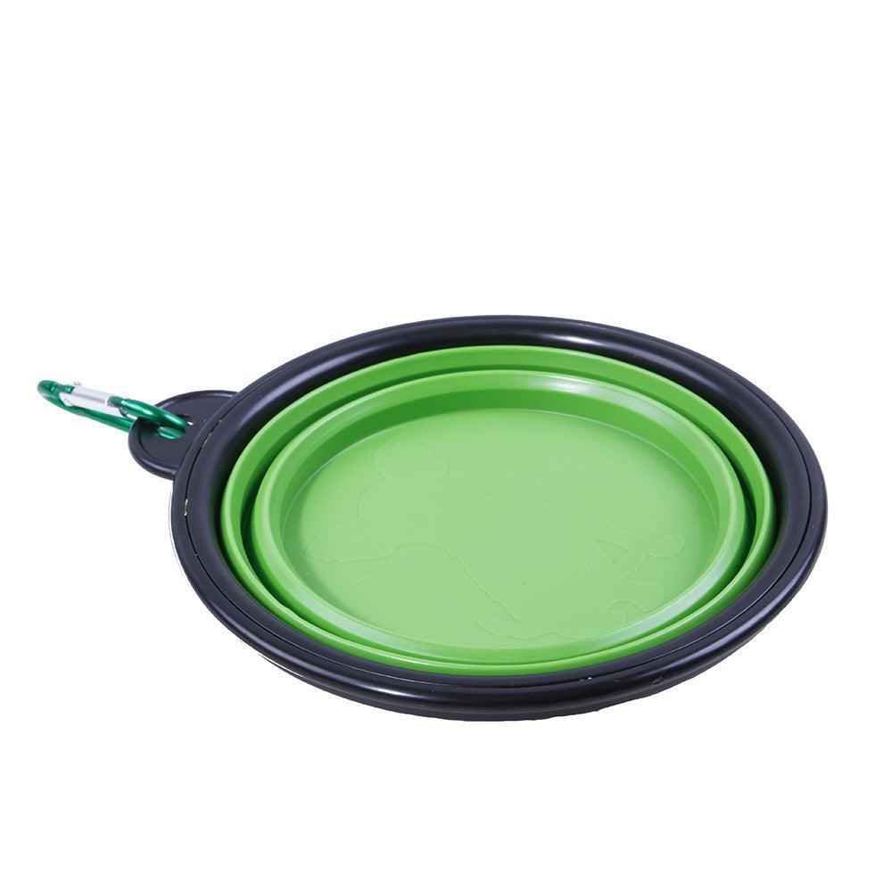 3-In-1 Dog Traction Rope And Folding Bowl Set by Dog Hugs Cat