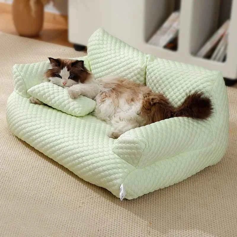 Summer Comfort Pet Bed for Small Medium Dogs Cats - Ice Silk Pet Bed by Souths Cheap Stuff