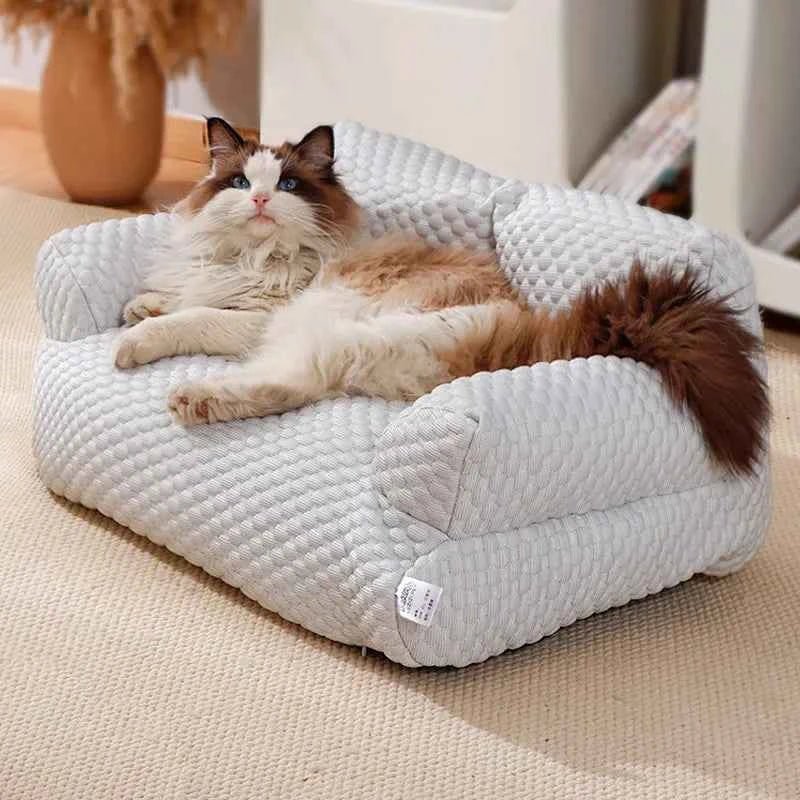 Summer Comfort Pet Bed for Small Medium Dogs Cats - Ice Silk Pet Bed by Souths Cheap Stuff