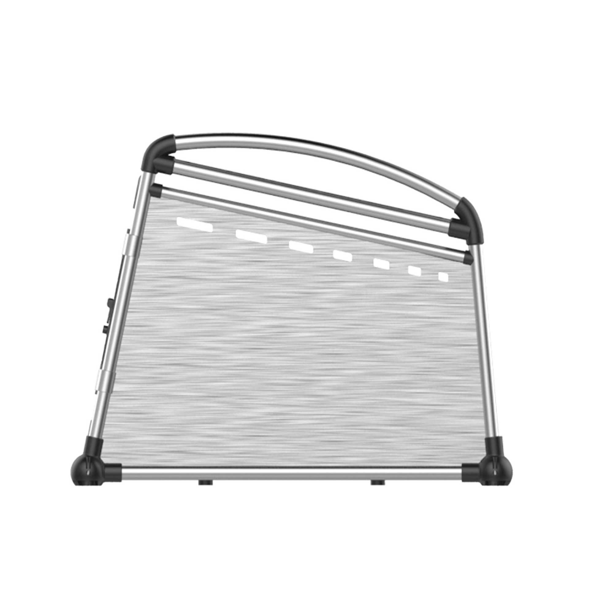 Aluminium Dog Travel Crate 56x65x77cm - Medium Pet Car Transport Cage Kennel Box - shop_name pets petsupplys