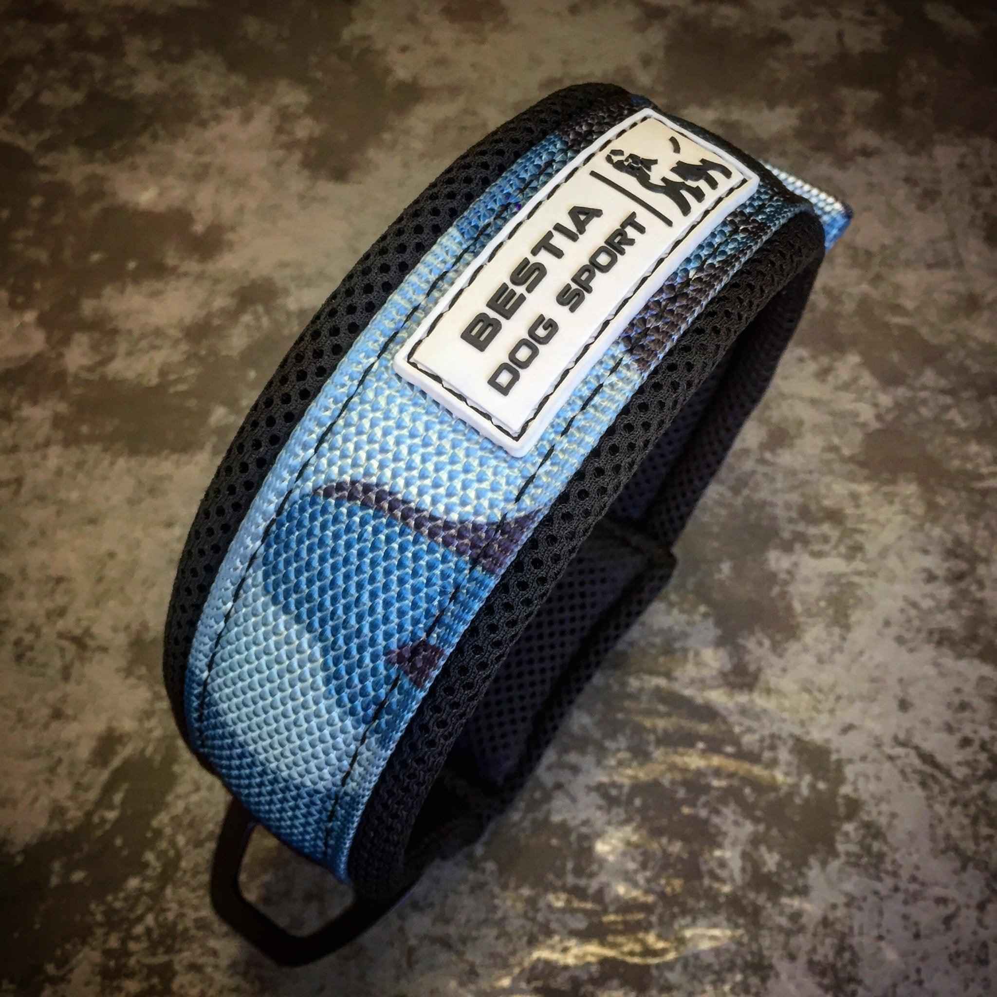 BESTIA DOG SPORT FAST RELEASE COLLAR BLUE by BESTIA DOG SPORT