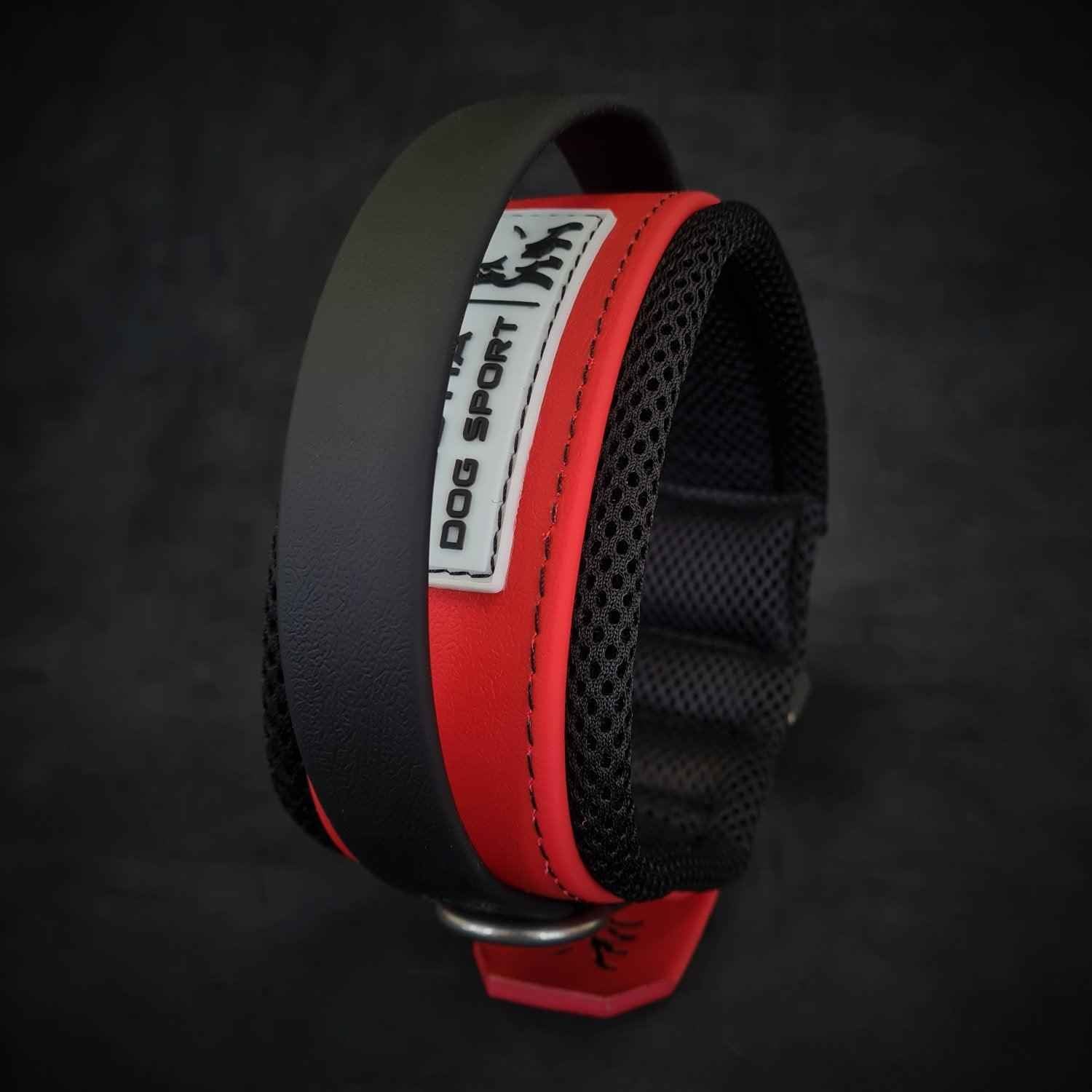 BESTIA DOG SPORT HANDLE COLLAR RED by BESTIA DOG SPORT
