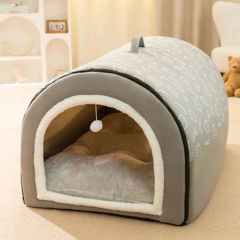 Winter Dog House for Large Dogs, Washable Dog Bed Nest by Souths Cheap Stuff