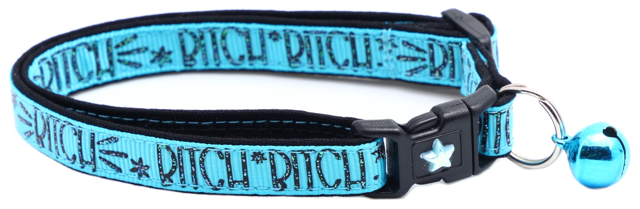 Bitch 2 Breakaway Cat Collar by Pugs2Persians