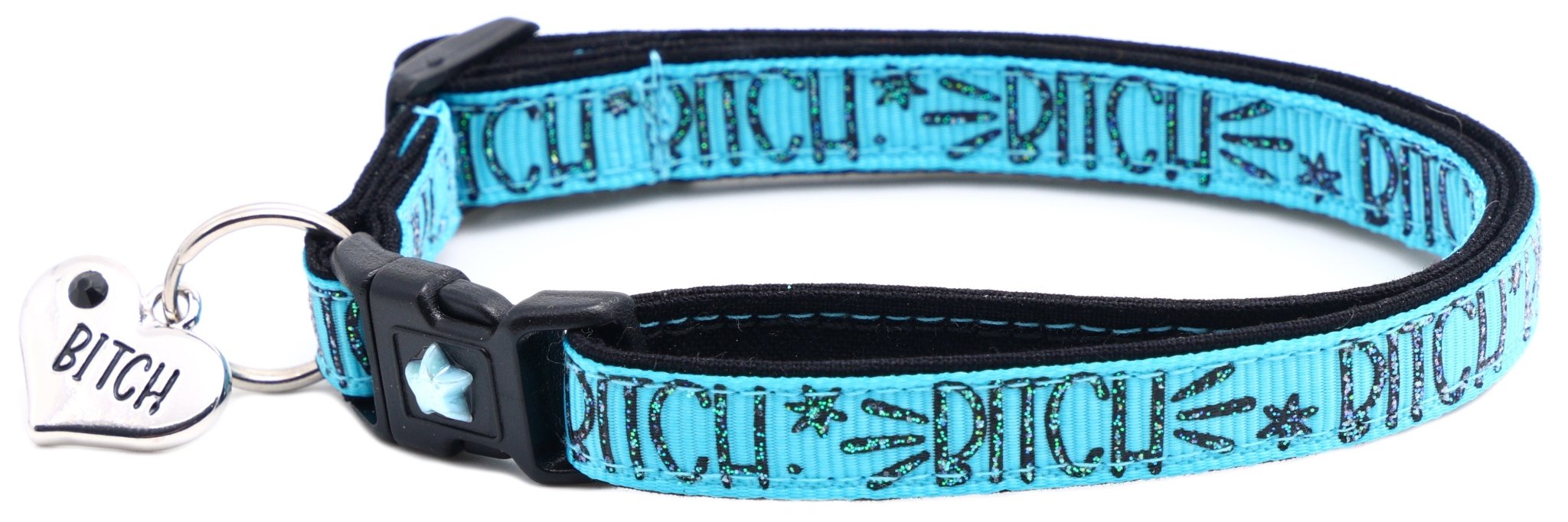 Bitch 2 Breakaway Cat Collar by Pugs2Persians