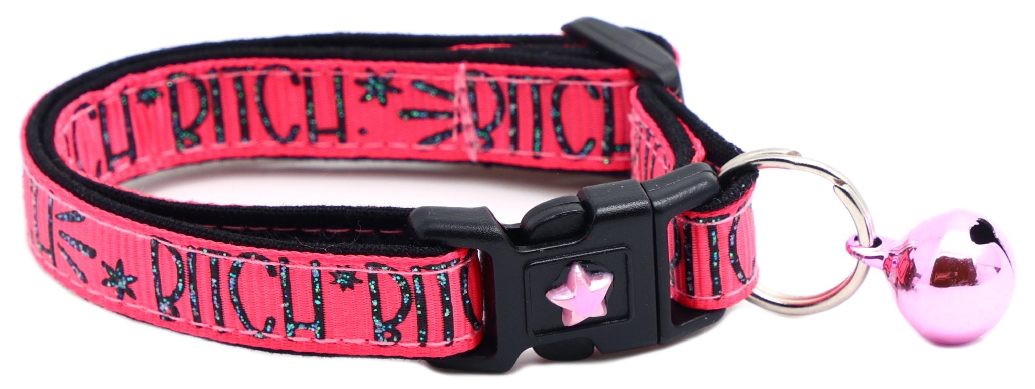 Bitch 2 Breakaway Cat Collar by Pugs2Persians