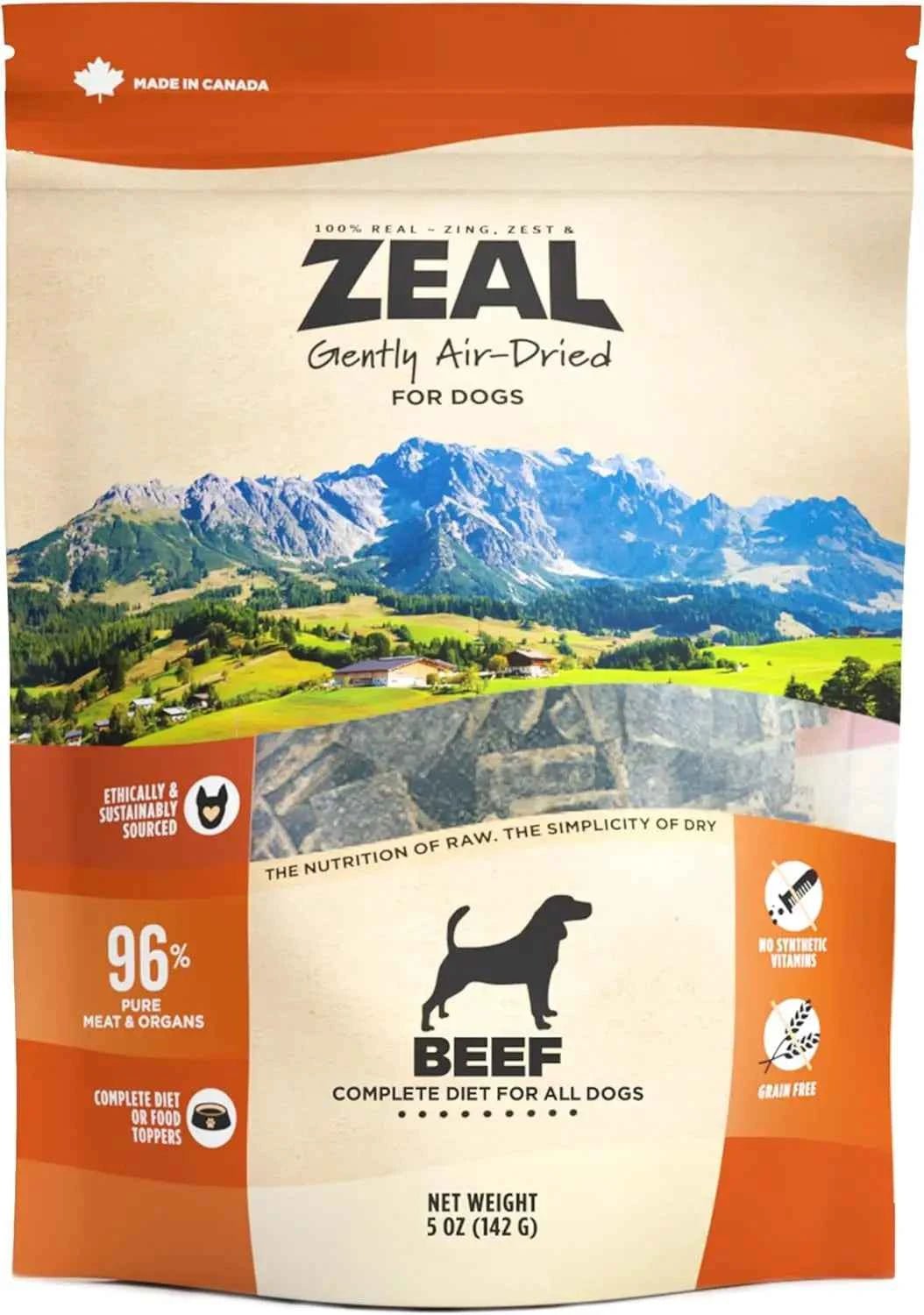 Canada Air-Dried Salmon & Duck Dog Food - Omega-3 Rich, Grain-Free, No Fillers, 1 lb by Souths Cheap Stuff