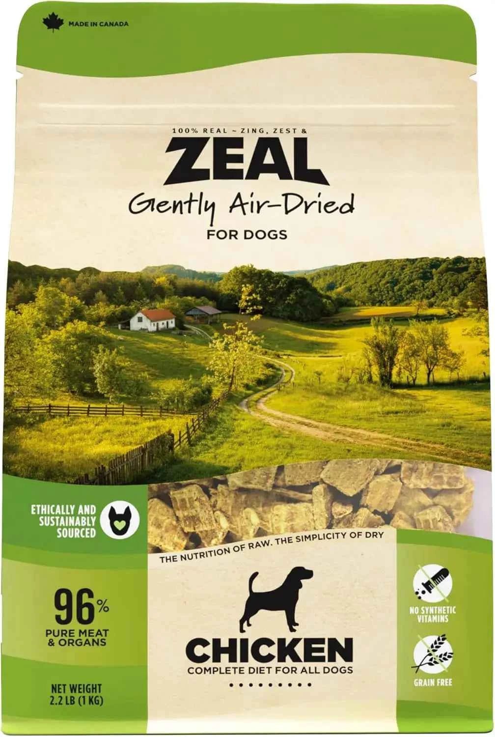 Canada Air-Dried Salmon & Duck Dog Food - Omega-3 Rich, Grain-Free, No Fillers, 1 lb by Souths Cheap Stuff