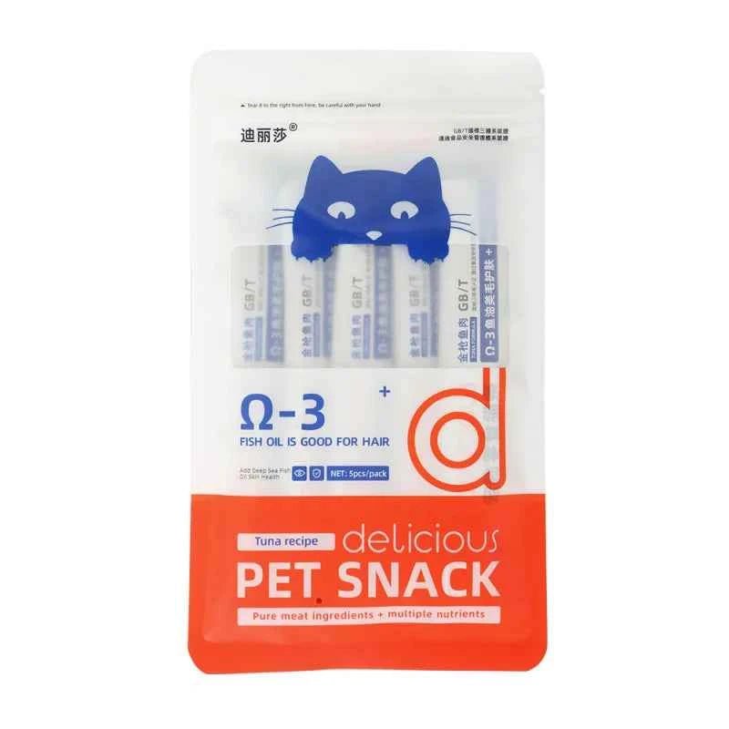 15g Cat Snacks - Liquid Wet Cat Food for Cheek Enhancement by Souths Cheap Stuff