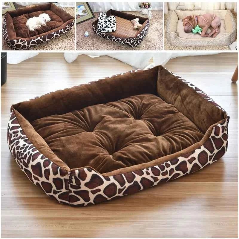 Soft Corduroy Dog Bed Plush Calming Sofa Bed for Pets by Souths Cheap Stuff