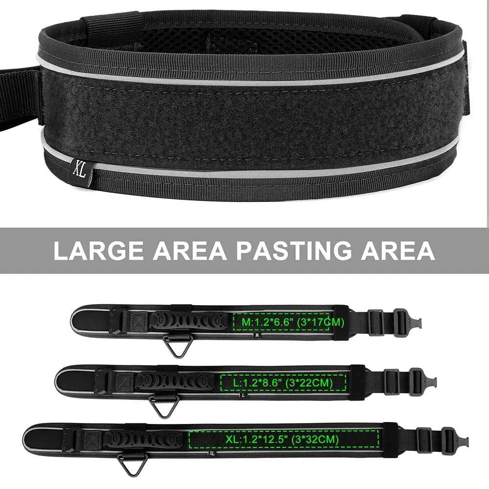Heavy-Duty Tactical Dog Collar with Leash for Large Dogs - German Shepherd Training Gear by Souths Cheap Stuff