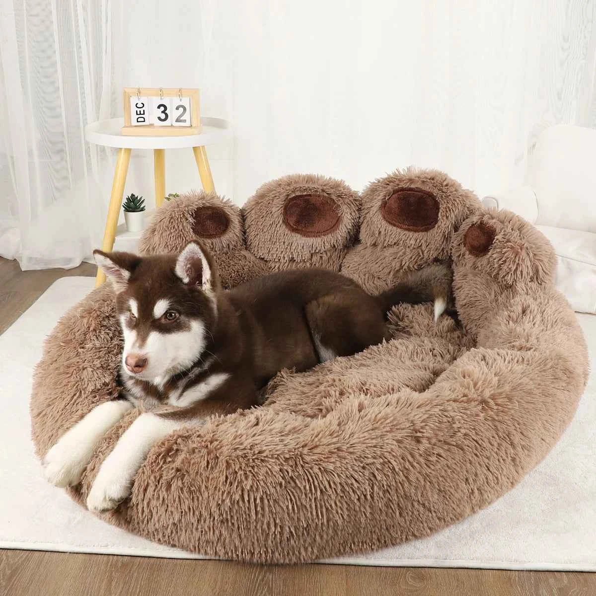 Cozy Fluffy Dog Bed Warm Kennel Large Pet Sofa by Souths Cheap Stuff
