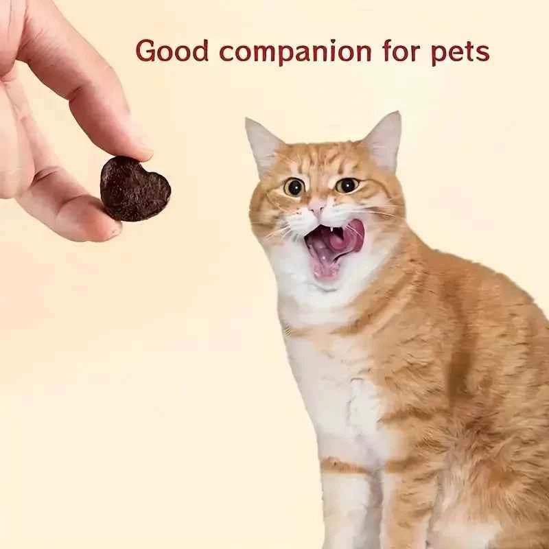 Iron-Rich Rabbit Blood Cat Snacks, High Protein Freeze-Dried Pet Treats, 3.5oz by Souths Cheap Stuff