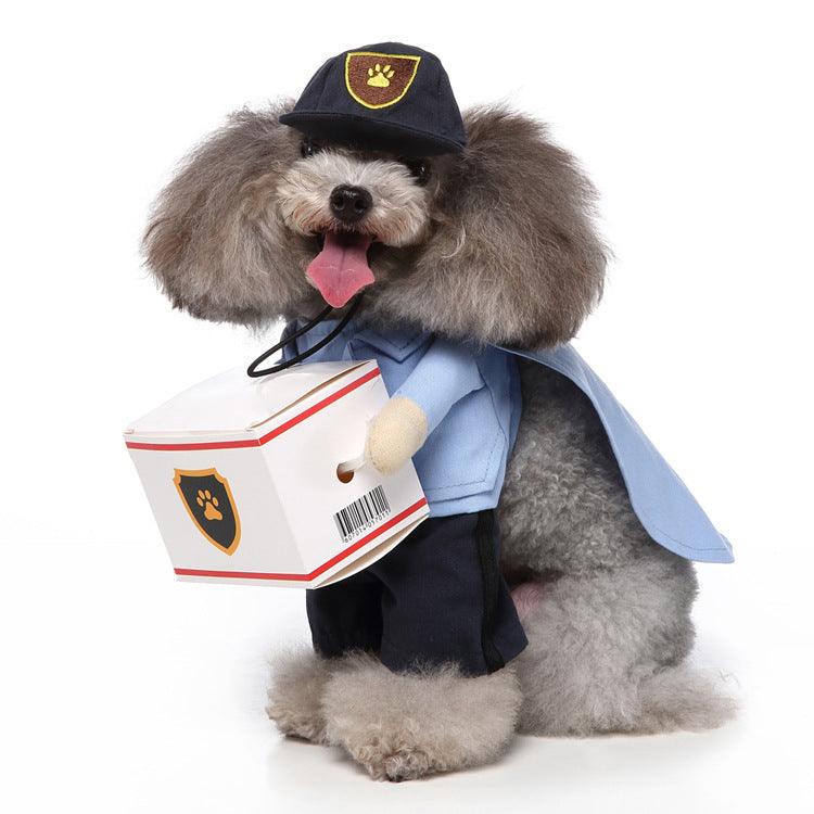 Funny Cosplay Pet Costume Set: Cute Cartoon Dog Outfit For Halloween And Christmas Dress-Up by Dog Hugs Cat