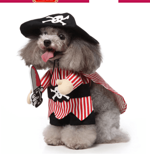 Funny Cosplay Pet Costume Set: Cute Cartoon Dog Outfit For Halloween And Christmas Dress-Up by Dog Hugs Cat