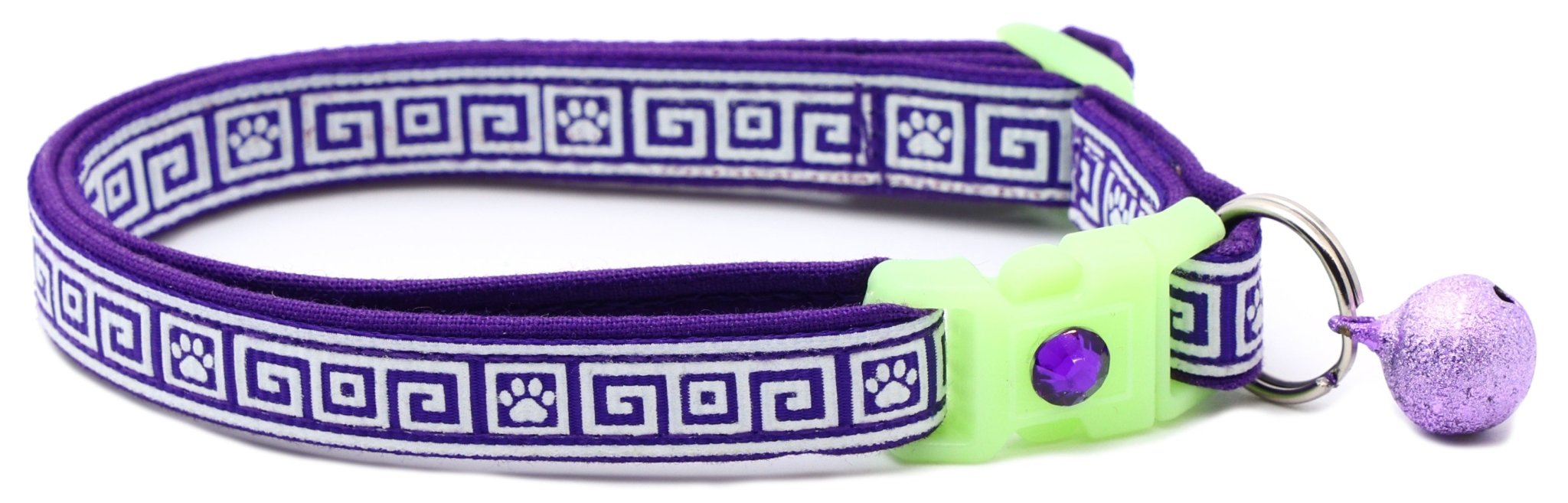 Greek Key Breakaway Cat Collar by Pugs2Persians