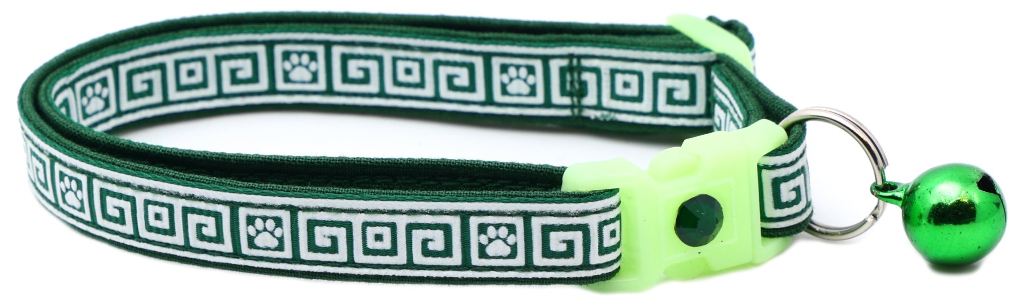 Greek Key Breakaway Cat Collar by Pugs2Persians