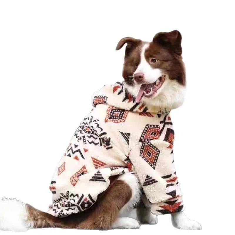 Sherpa Fleece Winter Dog Hoodies Large Dog Coats by Souths Cheap Stuff