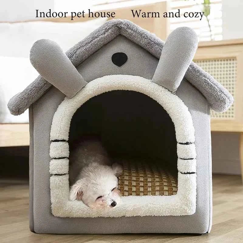Cozy Indoor Pet Tent Bed - Soft Warm Dog Bed & Cat House by Souths Cheap Stuff