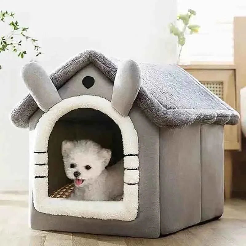 Cozy Indoor Pet Tent Bed - Soft Warm Dog Bed & Cat House by Souths Cheap Stuff