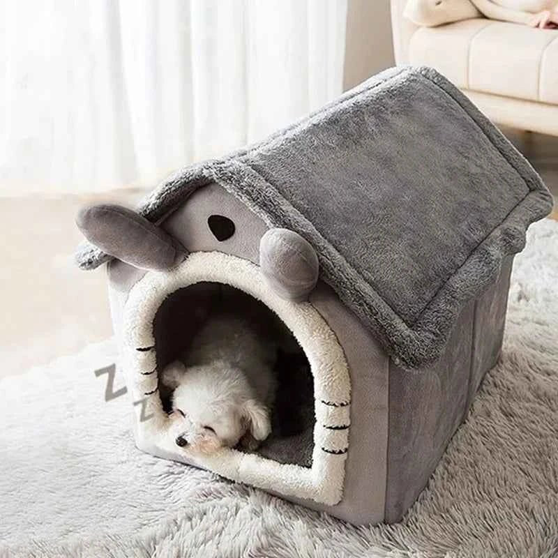 Cozy Indoor Pet Tent Bed - Soft Warm Dog Bed & Cat House by Souths Cheap Stuff