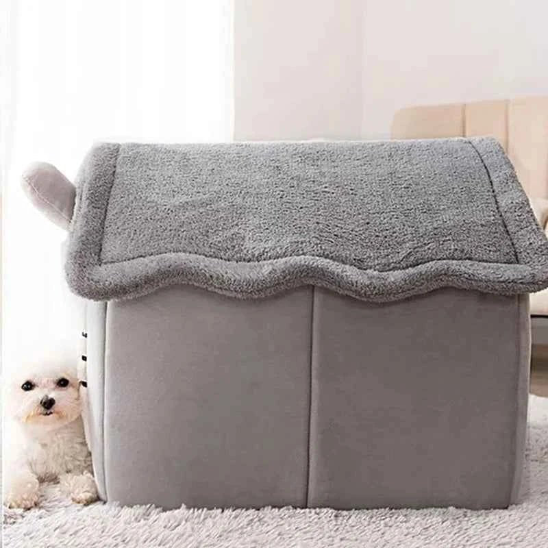 Cozy Indoor Pet Tent Bed - Soft Warm Dog Bed & Cat House by Souths Cheap Stuff