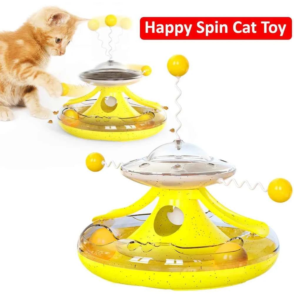 Indoor Cat Wobble Track Toy - Interactive Kitten Puzzle for Boredom Relief by Souths Cheap Stuff