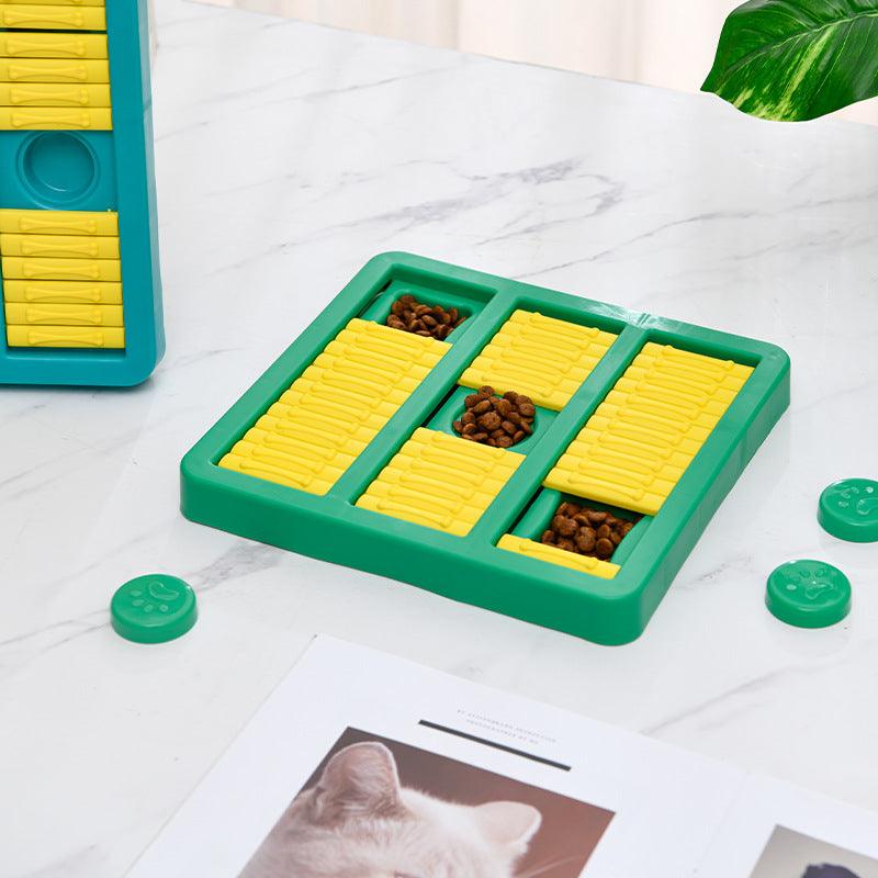 Interactive Food Dispensing Dog Toy by Dog Hugs Cat