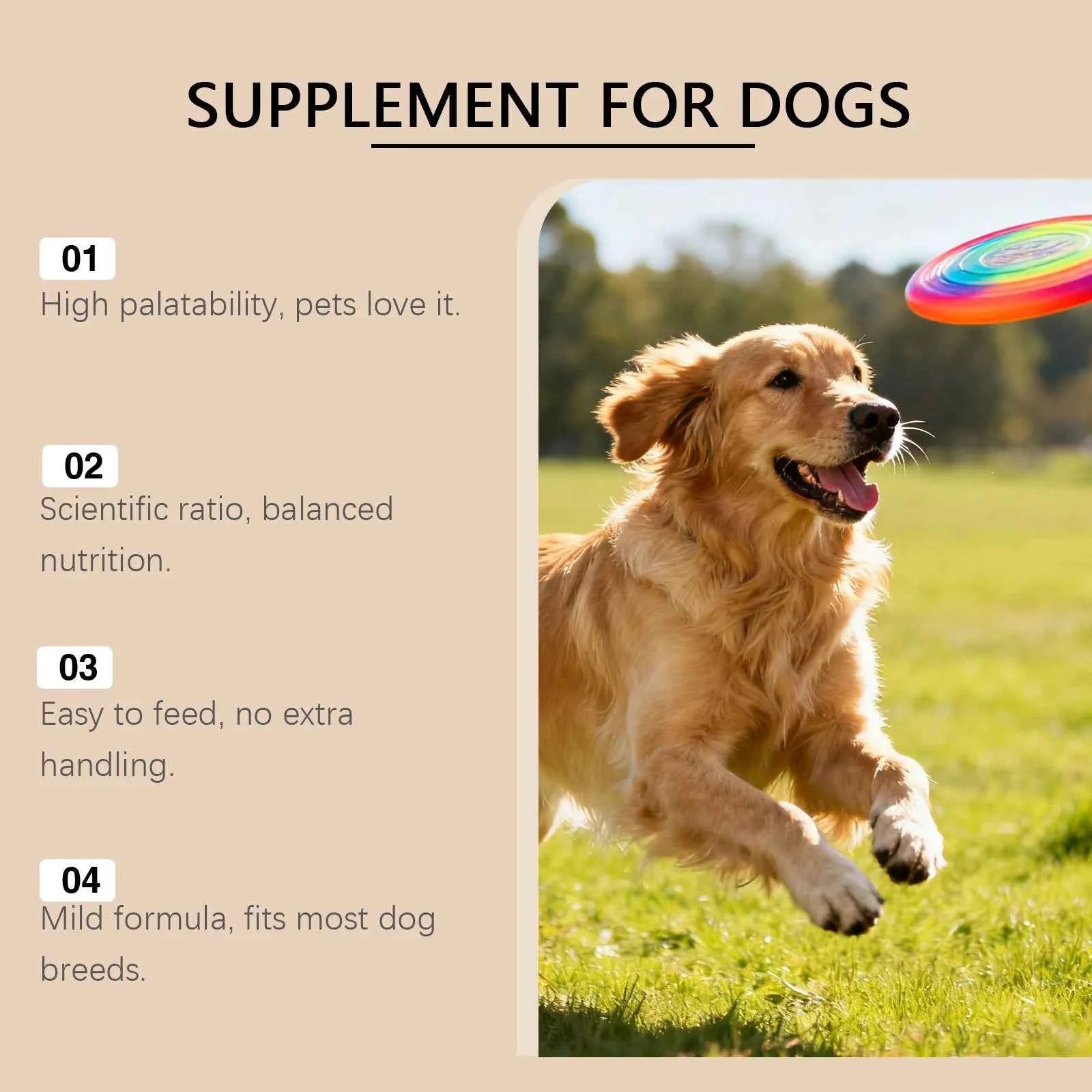 Kriath Dog Turmeric Supplement - Skin, Coat & Joint Care Granules by Souths Cheap Stuff