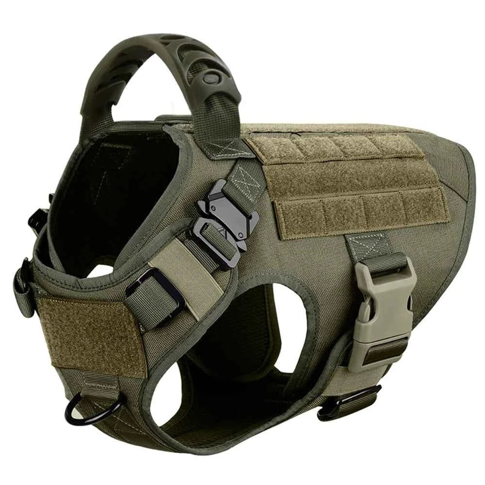 Adjustable Large Dog Harness Set with German Shepherd Leash for Training and Walking by Souths Cheap Stuff