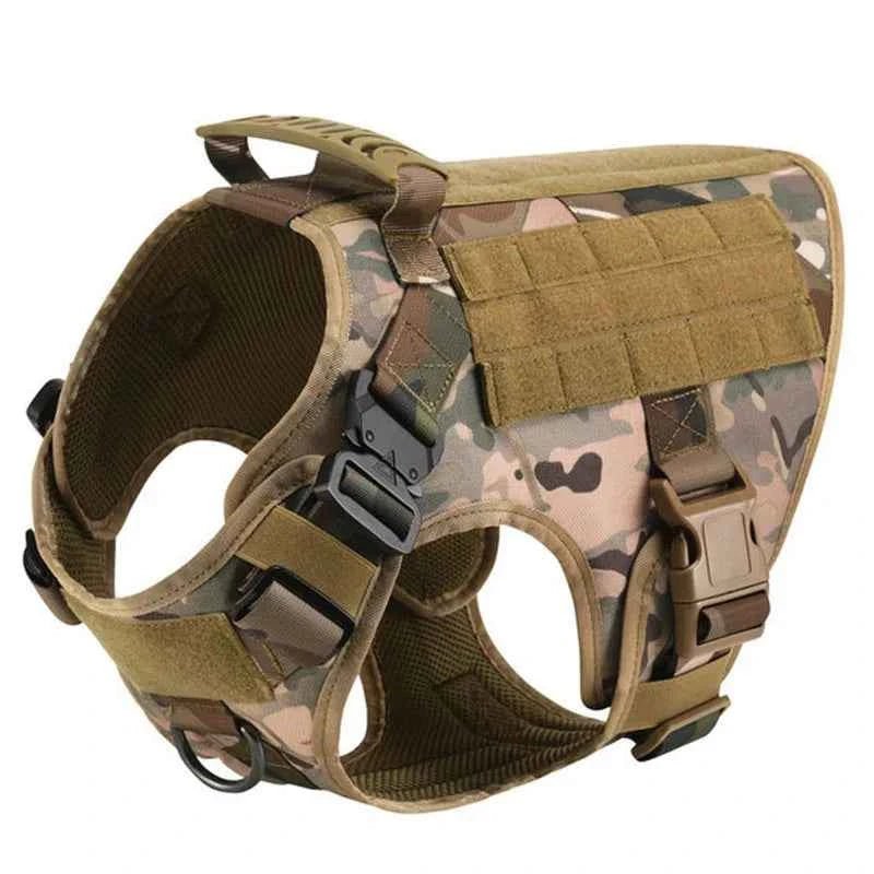 Adjustable Large Dog Harness Set with German Shepherd Leash for Training and Walking by Souths Cheap Stuff