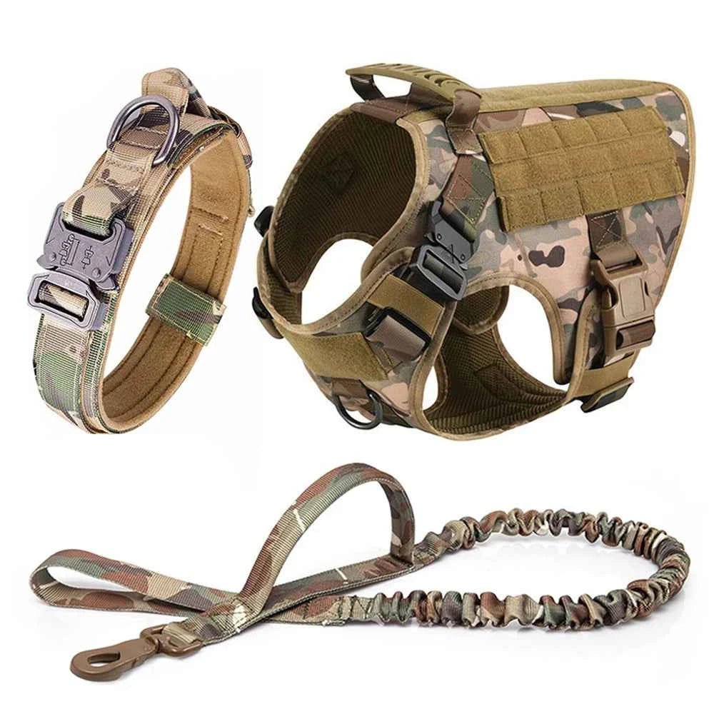 Adjustable Large Dog Harness Set with German Shepherd Leash for Training and Walking by Souths Cheap Stuff