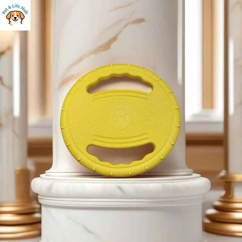 Rubber dog frisbee toy for bite-resistant training supplies & pet products by Souths Cheap Stuff
