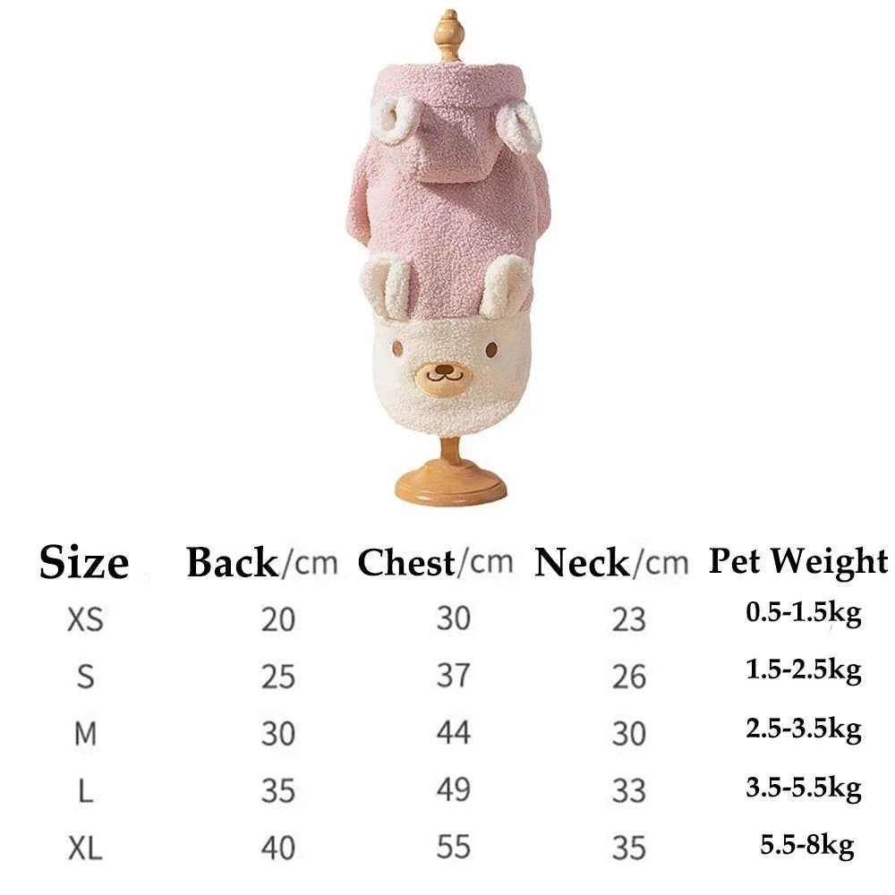 Cozy Plush Pet Coats: Autumn Winter Fleece Hoodies for Pets by Souths Cheap Stuff