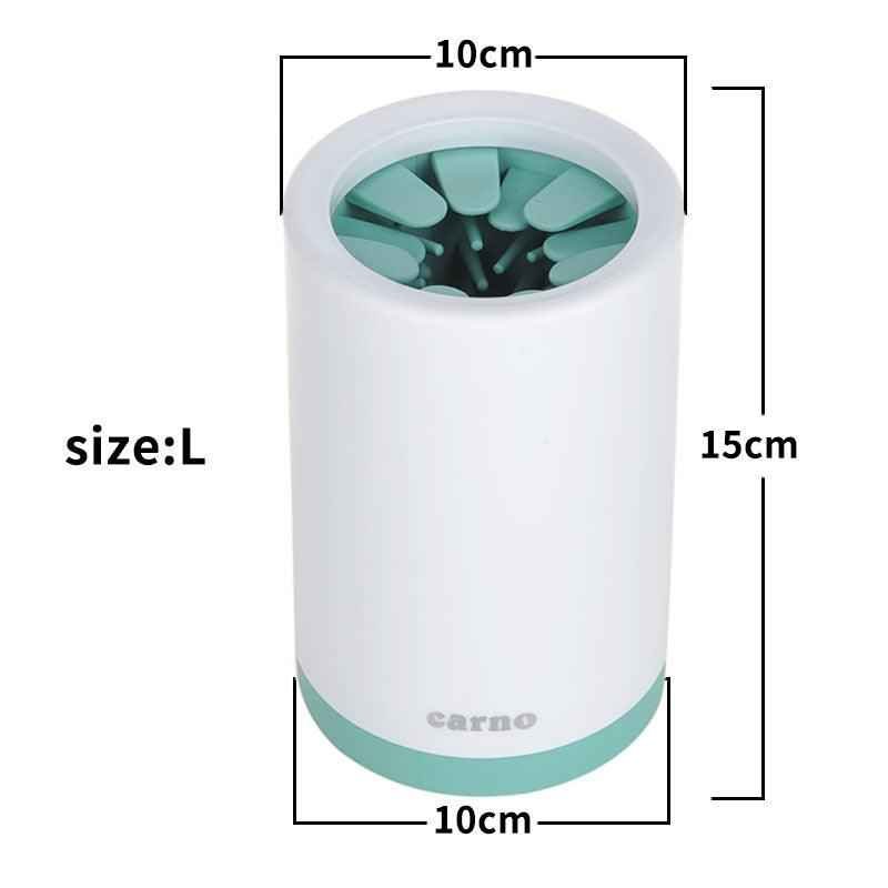 Portable Pet Paw Cleaner Cup With Soft Silicone Comb - shop_name pets petsupplys