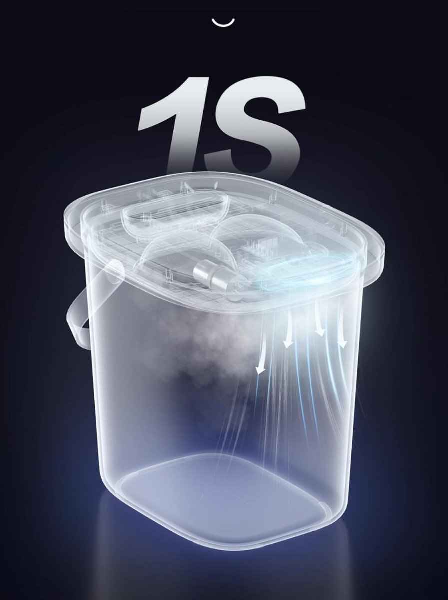 Smart Vacuum Pet Food Storage Container by Meoof