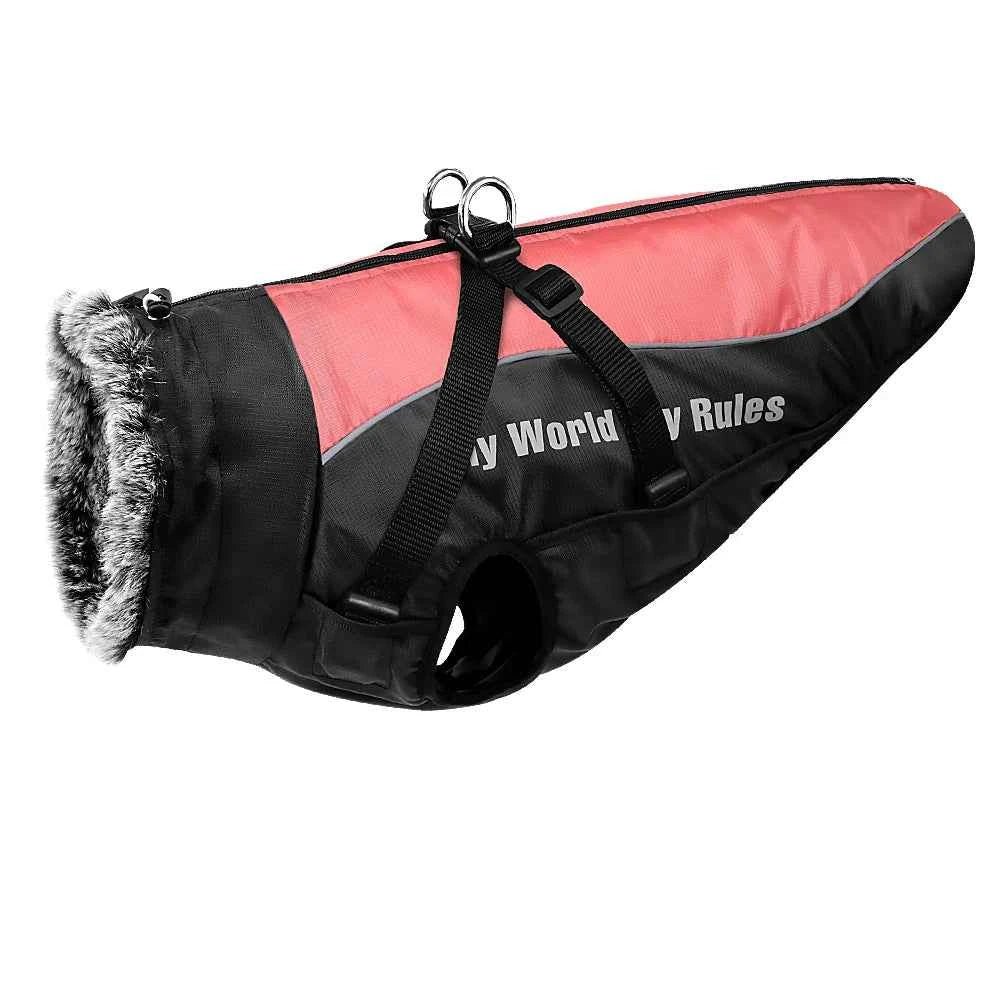 Waterproof Dog Jacket with Built-In Harness for Big Dogs by Souths Cheap Stuff