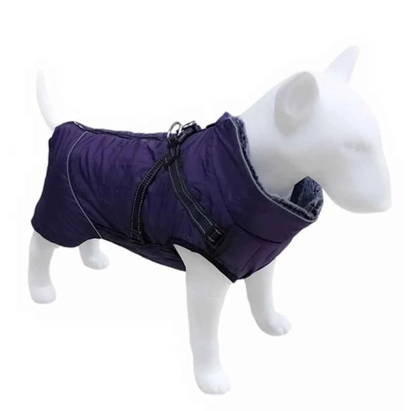 Waterproof Dog Jacket with Harness Winter Coat for Medium Large Breeds by Souths Cheap Stuff